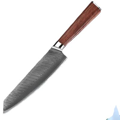 China Best Quality 8inch 67layers VG10 Damascus Damascus Japanese Chef Knife Viable Kitchen 10Cr15CoMoV Steel Wooden Handle Kiritsuke for sale