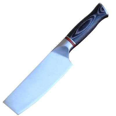 China Japanese Kitchen Knife 5cr15mov 6.5inch High Carbon Steel Viable Cleaver Knife 6.5inch With Wooden And Forged Handle Nakiri Knife for sale