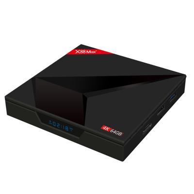 China Android 9.0 2019 Best Android 9.0 TV Box X88 Max Plus RK3328 Settopbox Android Smart TV Box for sale