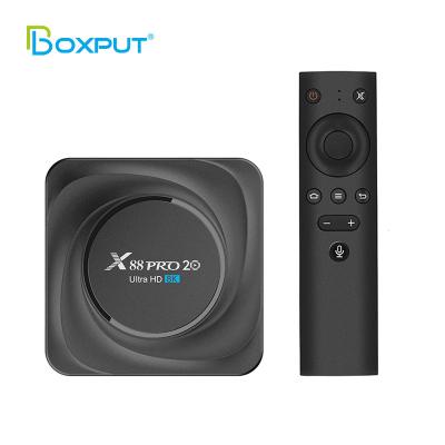 China Free internet searching BOXPUT X88 pro 20 Rockchip 3566remote android tv boxiptv m3u suscripcion spanish xxx for sale