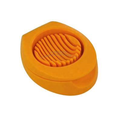 China Viable Kitchen Tools Stainless Steel Wires Orange Color Egg Cutter for sale