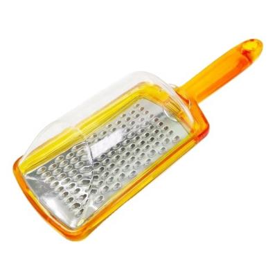 China Sustainable Handle Kitchen Instrument Utensil Plastic Cheese Grater Box for sale