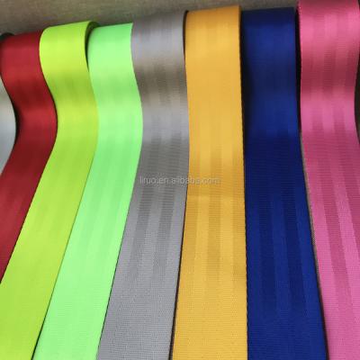 China New Excellent Quality Polyester Webbing Fashion Car Seat Belt Viable Selling Webbing for sale