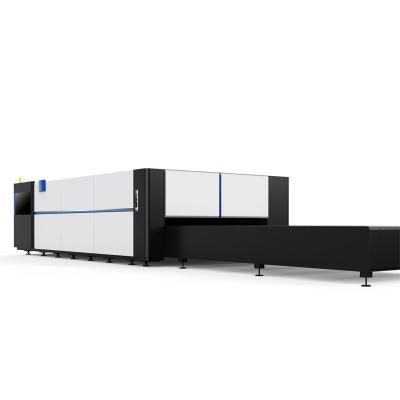 China 6000 Watt 2000mm*6000mm Fiber Laser Cutting Machine For Industrial Steel for sale