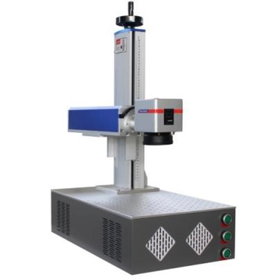 China Lightweight 20w 30w 50w Steel Metal Plastic Laser Marking Machine with Max Raycus Fiber for sale