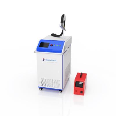 China Automatische 4 in 1 industriële lasersweismachine voor het lassen van roestvrij staal en aluminium Te koop