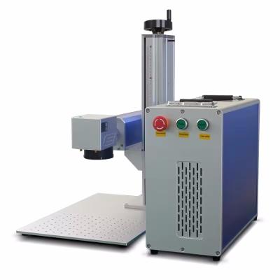 China Mini Portable Fiber Laser Marking Machine 20w 30w 50w Fiber Machine with Life-long for sale