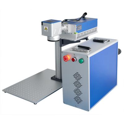 China Customized Professional Fiber Laser Marking Machine for Gold Metal Plastic Pet Bottle for sale