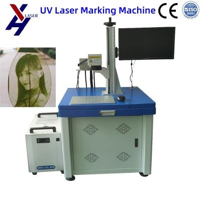 China 3W 5W Logotipo Códigos Seguros Máquina de Marcação a Laser UV para Garrafas de Vidro à venda