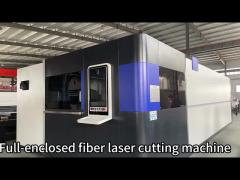 Full-enclosed high power laser cutting machine