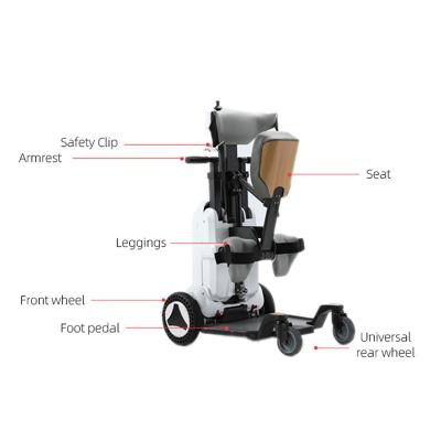 China Manual Assisted Lift Up Electric Power Wheelchair Home Care Rehabilitation Equipment Standing Position For Disabled/Disabled Beiz-BBC for sale