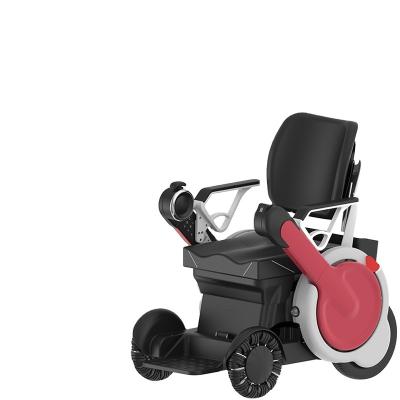 China Aluminum Alloy+Carbon Steel Electric Wheelchair Seat Lies Flat As You Like Smart Electromagnetic Brake No Slide Up For Driving Downhill-BZ-E06 for sale