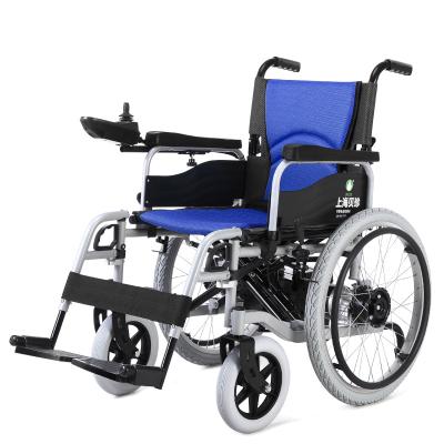 China Manual/CE Electric Dual Mode Medical Equipment Disabled Mobility Motorized Electric Folding Power Wheelchair Manual/Electric Dual Mode-BZ-6111 for sale