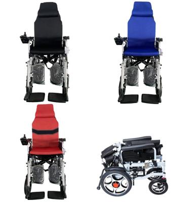 China Hot Selling Folding Eletcric Wheelchair Transport Wheelchairs Carbon Folding Electric Automatic Wheelchair For Elderly And Disabled Person-BZ-6402 for sale