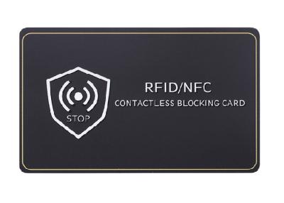 China Kreditkarte-Schutz-Antidiebstahl 13,56 MHZ RFID Karten blockierend zu verkaufen