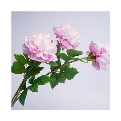 China Wholesale cheap peony silk rose group artificial flower events decoration peony flowers for decoration for sale