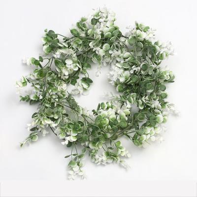 China Artificial Potted Eucalyptus Leaves Garden Decoration Events Fake Eucalyptus Garland Plant Artificial Plants for sale