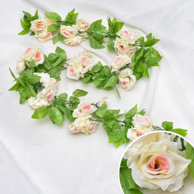 China Outdoor Events Decoration Garden Ceremony Wedding Arch Artificial Flower Garland for sale