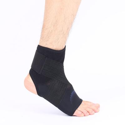 China Hot Selling Wholesale Breathable Adjustable Elasticity Compression Ankle Protector For Sports Ankle Support Ankle Brace for sale