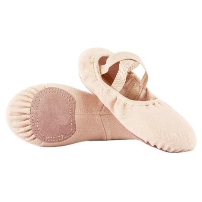 China Kids Adult Stretch Dance Shoes Lace Up Cat Claw Soft Sole Shape Ballet Practice Free Dance Shoes DS002 for sale