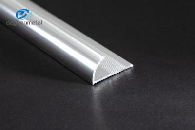 China Runde Eckaluminiumeckprofile, 12mm Aluminiumrand-Ordnungs-Profile zu verkaufen