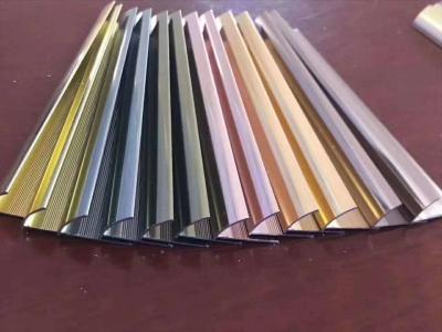 Κίνα 2.5m Alloy 6463 Aluminum Floor Trim Profiles U Channel προς πώληση