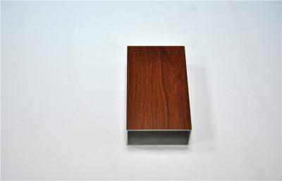 China Perfil de aluminio de la protuberancia del grano de madera para Windows y las puertas, 6063-T5 en venta