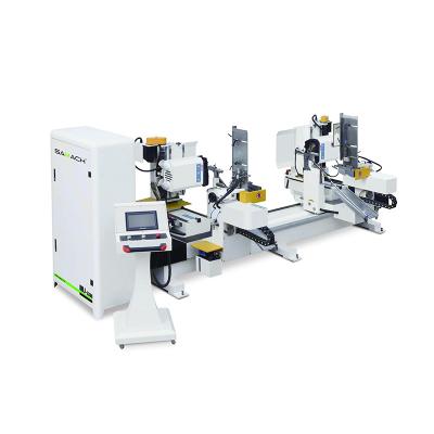 China Solid Wood Tenon and Mortise Cutting Tenoner Woodworking CNC Double End Tenoner Machine SAMACH for sale