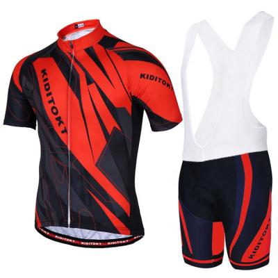 China Quick-drying Summer Antibacterial Men's Short Sleeve Cycling Jersey Mountain Bike Road Cycling Suit for sale