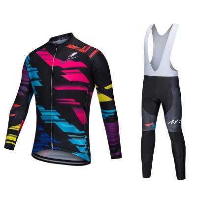 China Cycling singlet and cycle pants antibacterial waterproof singlet long sleeve bike wear to suit outdoor clothing for sale