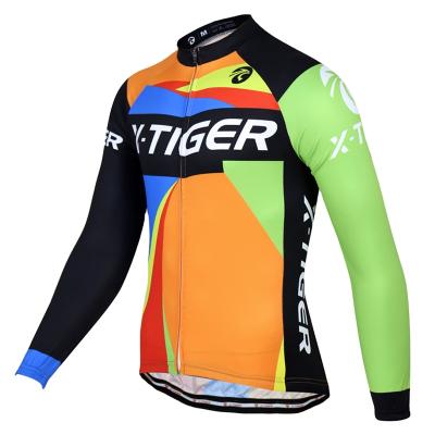 China Autumn Long Sleeve Cycling Jerseys Mountain Bicycle Breathable Clothing Breathable Quick Dry Cycling Clothing for sale