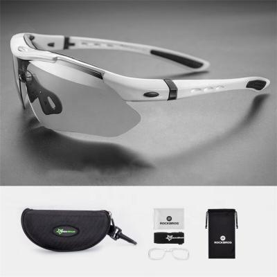 China Eye Glasses Protector Color-changing Unisex Outdoor Sports Recycling Sandproof Bicycle Glasses Polarized Glasses Gafas De Montar for sale