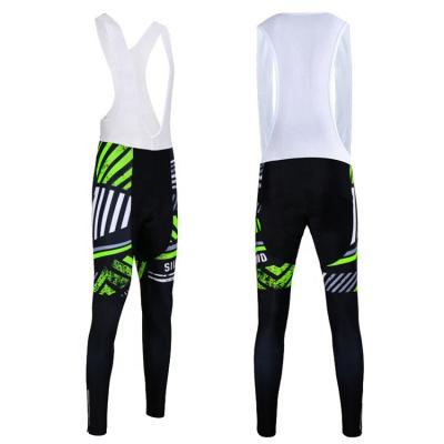 China High Quality Breathable Bib Cycling Pants With 3d Gels Mountain Bike Long Pants Bib Padded Riding Pants for sale