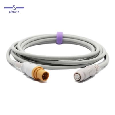 China TPU Draeger SC6000/7000/9000 IBP Adapter Cable 10 Pins to B.Bruan Transducer, 3.2m for sale