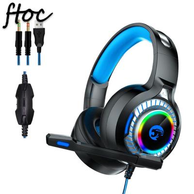 China Headband Wired Noise Canceling Earbuds Stereo Gaming Headset Headphones Gaming Earphone Wired For XBOX PS4 PC 4D Noise for sale