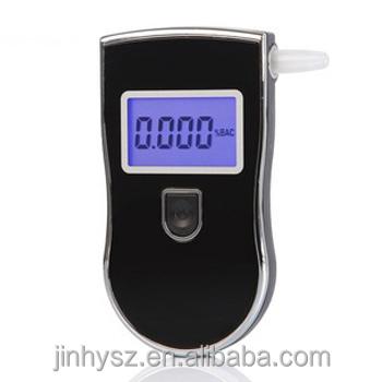 China Personal Breathalyzer Hot Selling Blue Digital Alcohol Breathalyzer Tester With Mouthpieces for sale