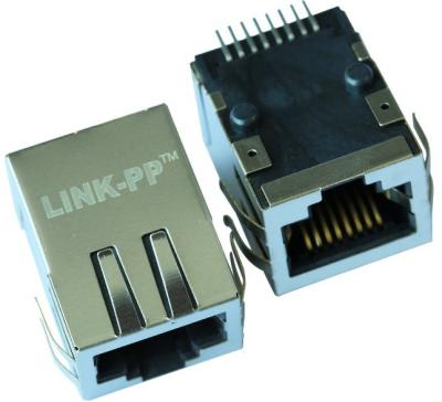 中国 7498011001A SMT RJ45 のコネクター 1x1 タブ 10/100Base-T LPJ19112CNL 販売のため