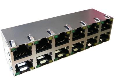 Chine DA6T001A3 a empilé le connecteur de Magnetics intégré par 2x6 de la Base-T RJ45 10/100/1000 à vendre