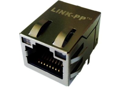 China JG2014A61R Magnetic RJ45 Jack 10/100/1000Mbps Female Connectors LINK-PP for sale