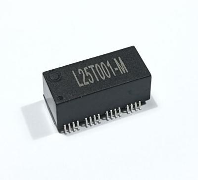 China UDE L25T001-M Single Port 1000 Base - T Lan Filter Ethernet Magnetic Transformer Medical Products for sale