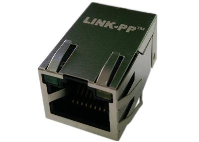 China MIC2411D-0117 | LPJ6004A4NL RJ45 Modular Jack LED Green/Yellow-Green/Yellow for sale