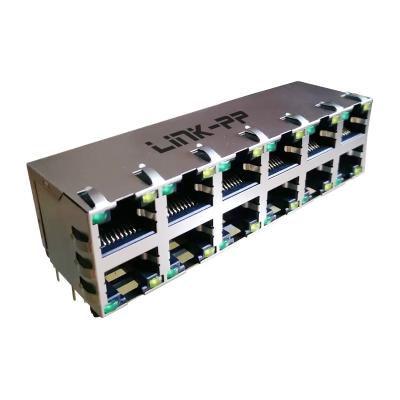 Китай 10/100/1000 Base-T Stacked RJ45 Multi Connector 3-1840267-4 9-1840267-4 продается