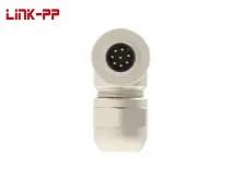 China Screw M12 Circular Connectors T4113012081-000 IP67 Waterproof zu verkaufen