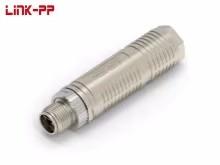 China Panel Mount 2327989-1 M12 8 Pin Male Connector with IDC Termination zu verkaufen