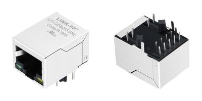 China LPJG0806FBNL 1x1 RJ45-Anschluss mit einem Magnetismus, der HR915330A entspricht zu verkaufen