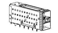 Cina 2X1 attraverso l'assemblaggio di gabbia a buco con LightPipe 2170409-6 2170409-5 in vendita