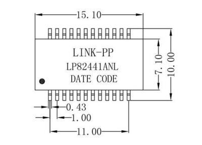 中国 XF-VT-102/IH-102-BDL高周波PoEの変圧器モジュールLP82441ANL 販売のため