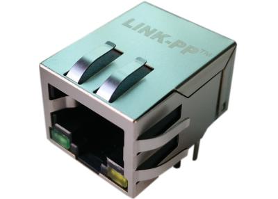 中国 J1B1211CCD RJ45モジュラー ジャックは10/100Base-T磁気学LPJ4012AHNLを統合しました 販売のため