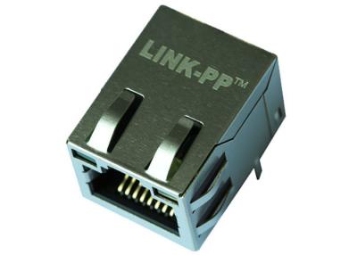 Chine Étiquette de RT7-114C8A1F vers le haut de 10/100Base - Ethernet magnétique de T Rj45 Jack avec G/Y LED à vendre