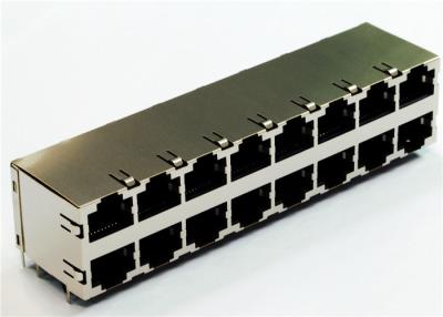 China 5569264-1 stapelte Äquivalent Häfen LPJE100XCNL 2x8 RJ45 Verbindungsstück-16 zu verkaufen